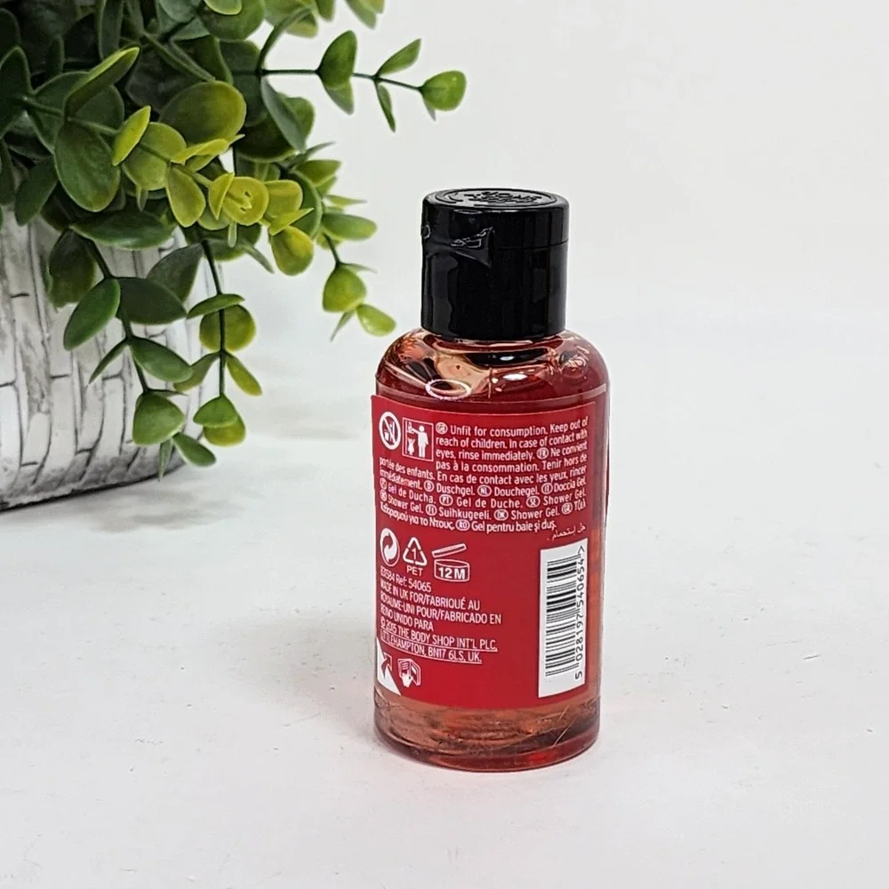 The Body Shop Strawberry Shower Gel 2 fl oz / 60 mL ~ New